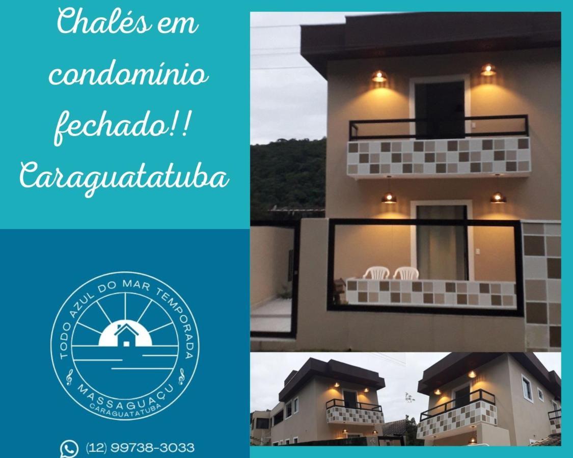 Chales Todo Azul Do Mar-Condominio! Caraguatatuba Buitenkant foto